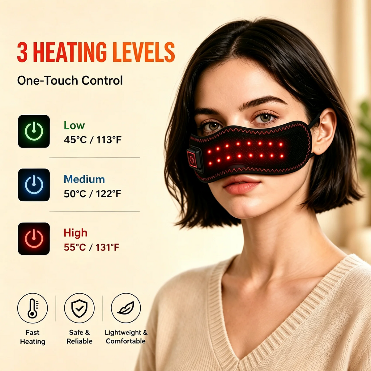 Lumeryn™ Red Light Warming Nose Band