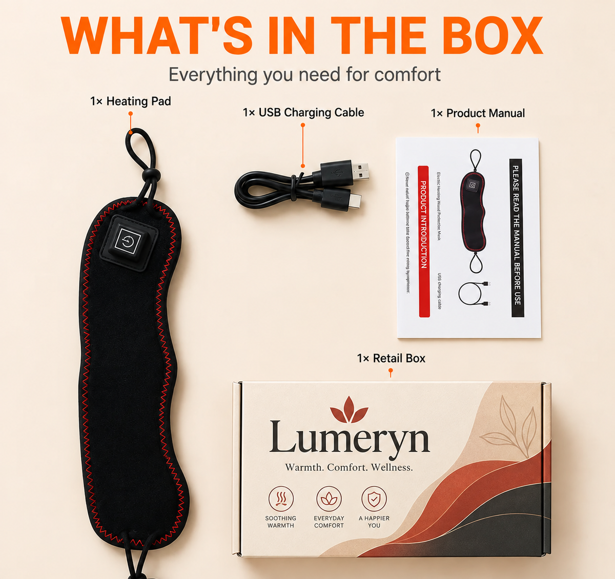 Lumeryn™ Red Light Warming Nose Band